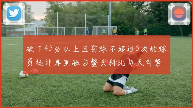 砍下45分以上且罚球不超过5次的球员统计库里独占鳌头科比与天勾紧随其后